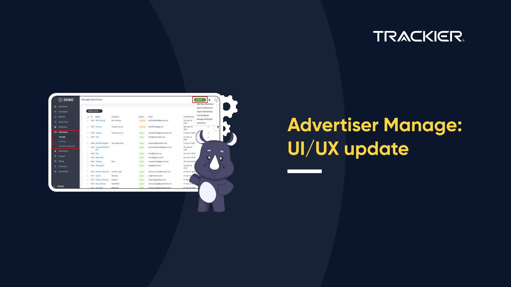 Advertiser Manage_ UI