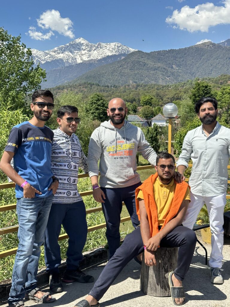 team trackier cycling all the way in Bir, Himachal Pradesh