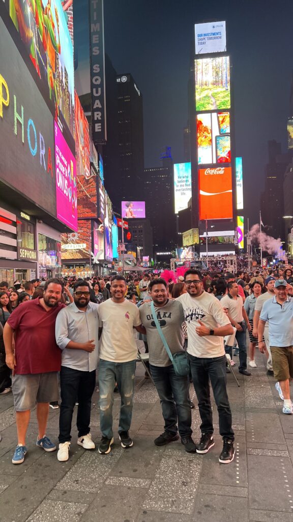 Trackier Team in New York Times Square